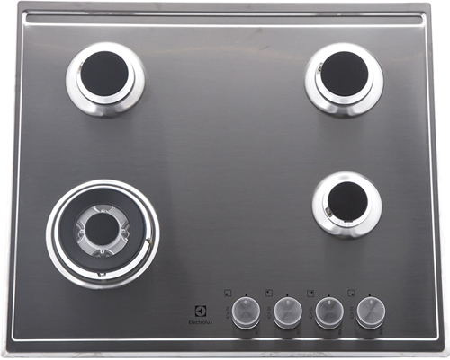 Газовая варочная панель Electrolux GEE 363 MX, серебристый, фото 5