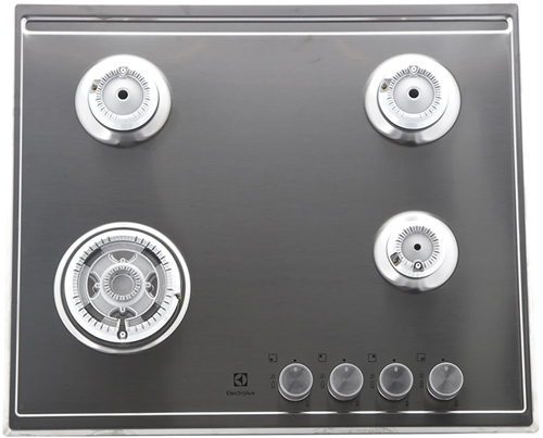 Газовая варочная панель Electrolux GEE 363 MX, серебристый, фото 6