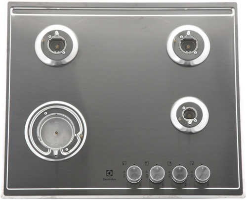 Газовая варочная панель Electrolux GEE 363 MX, серебристый, фото 7