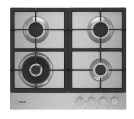 Газовая варочная панель INDESIT THPM 642 W/IX/I, фото 2