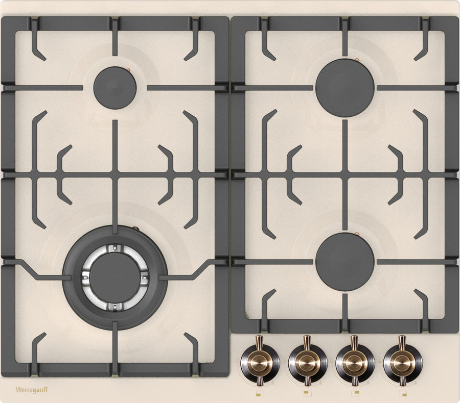 Газовая варочная панель WEISSGAUFF HGG 641 REB
