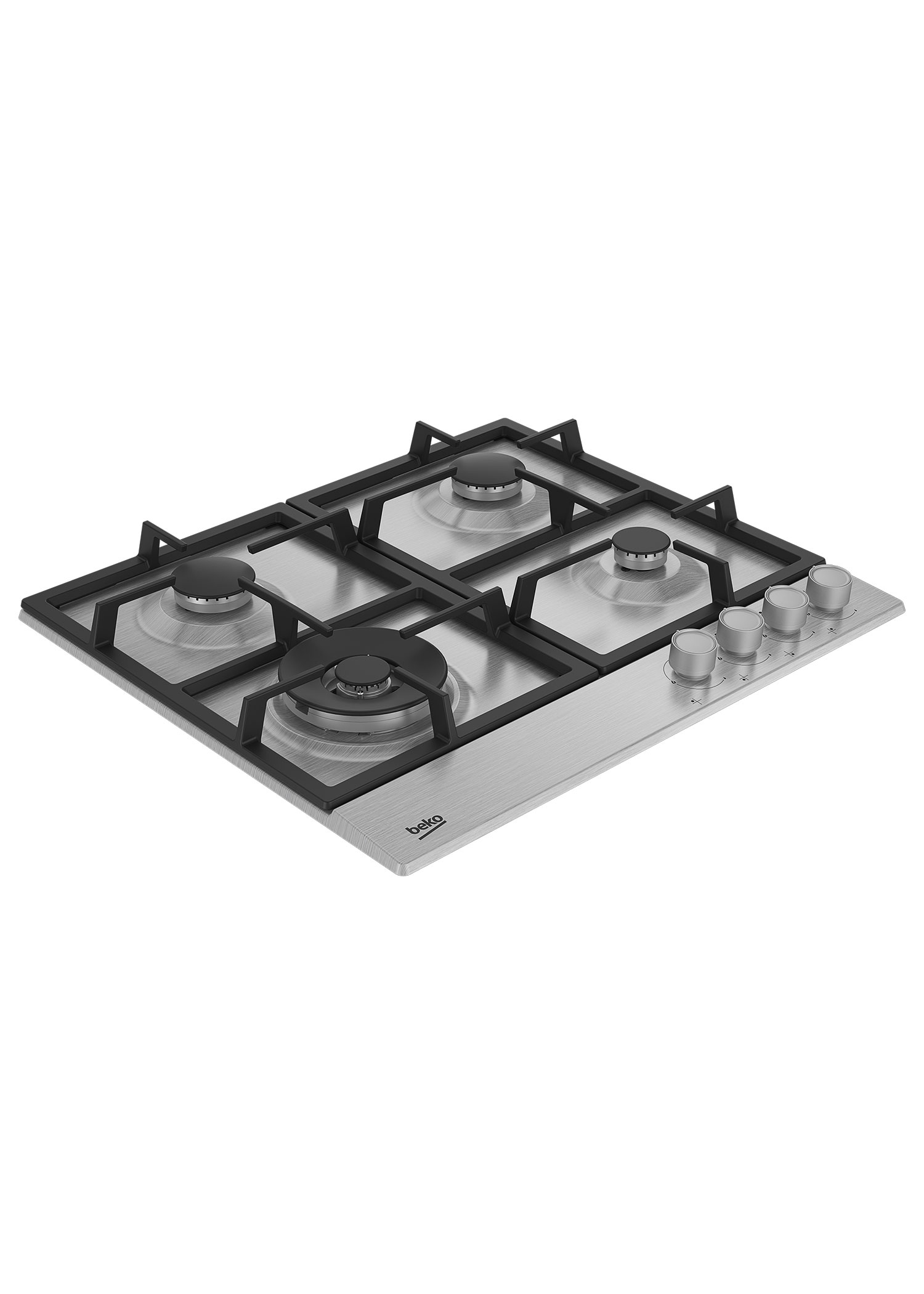 Газовая варочная поверхность Beko BHGM6422K5WX, превью следующего фото