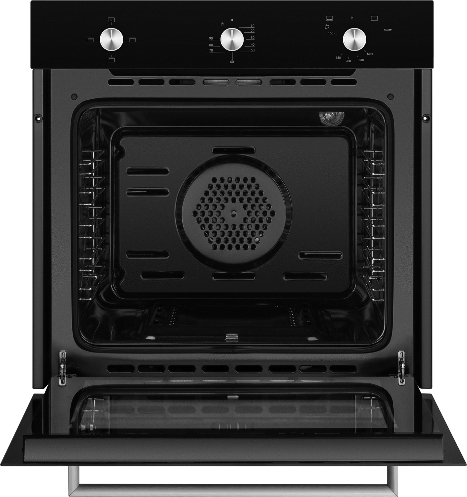 Газовый духовой шкаф Weissgauff WGO 706 BLACK GLASS, фото 3