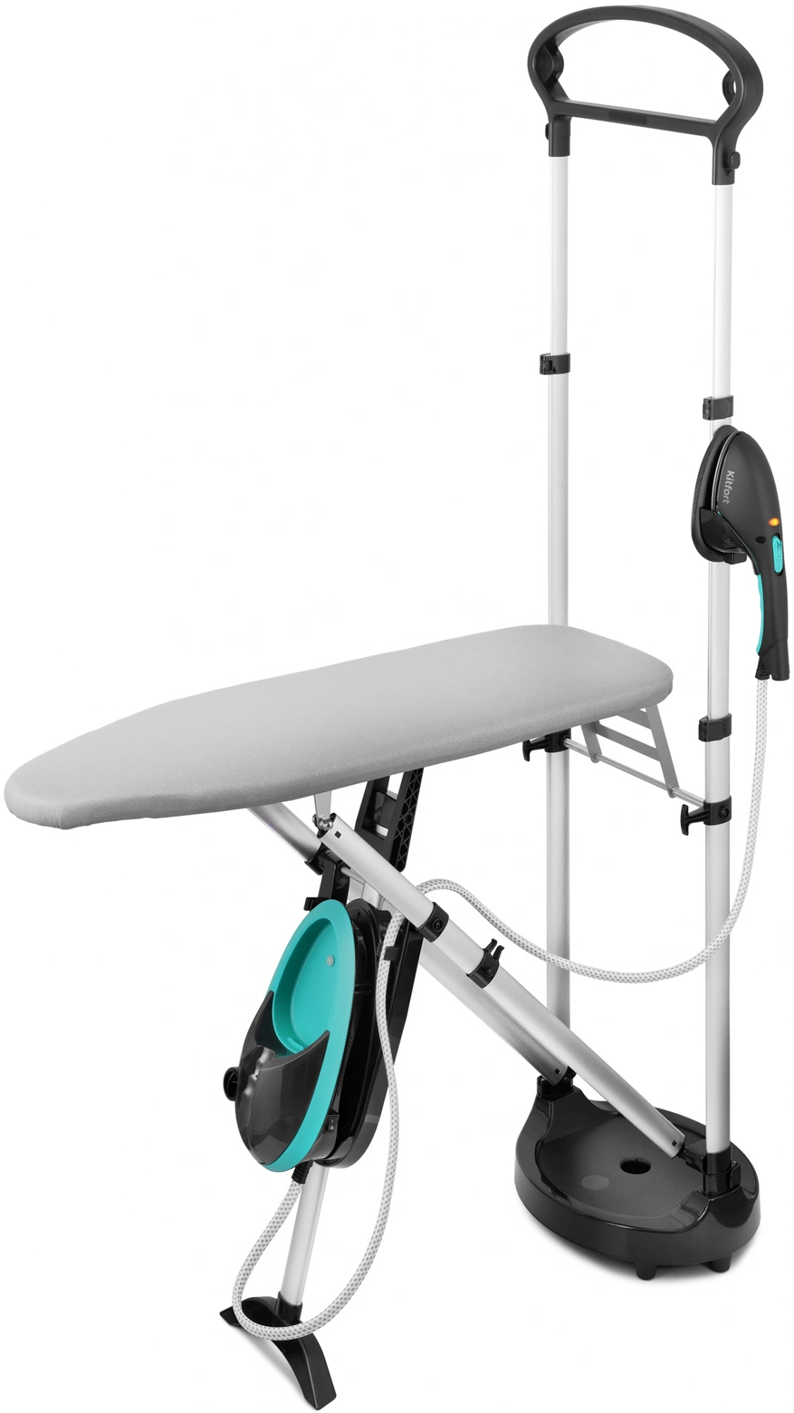 Гладильная система Kitfort КТ-992-2 1200Вт черный/бирюзовый, фото 2