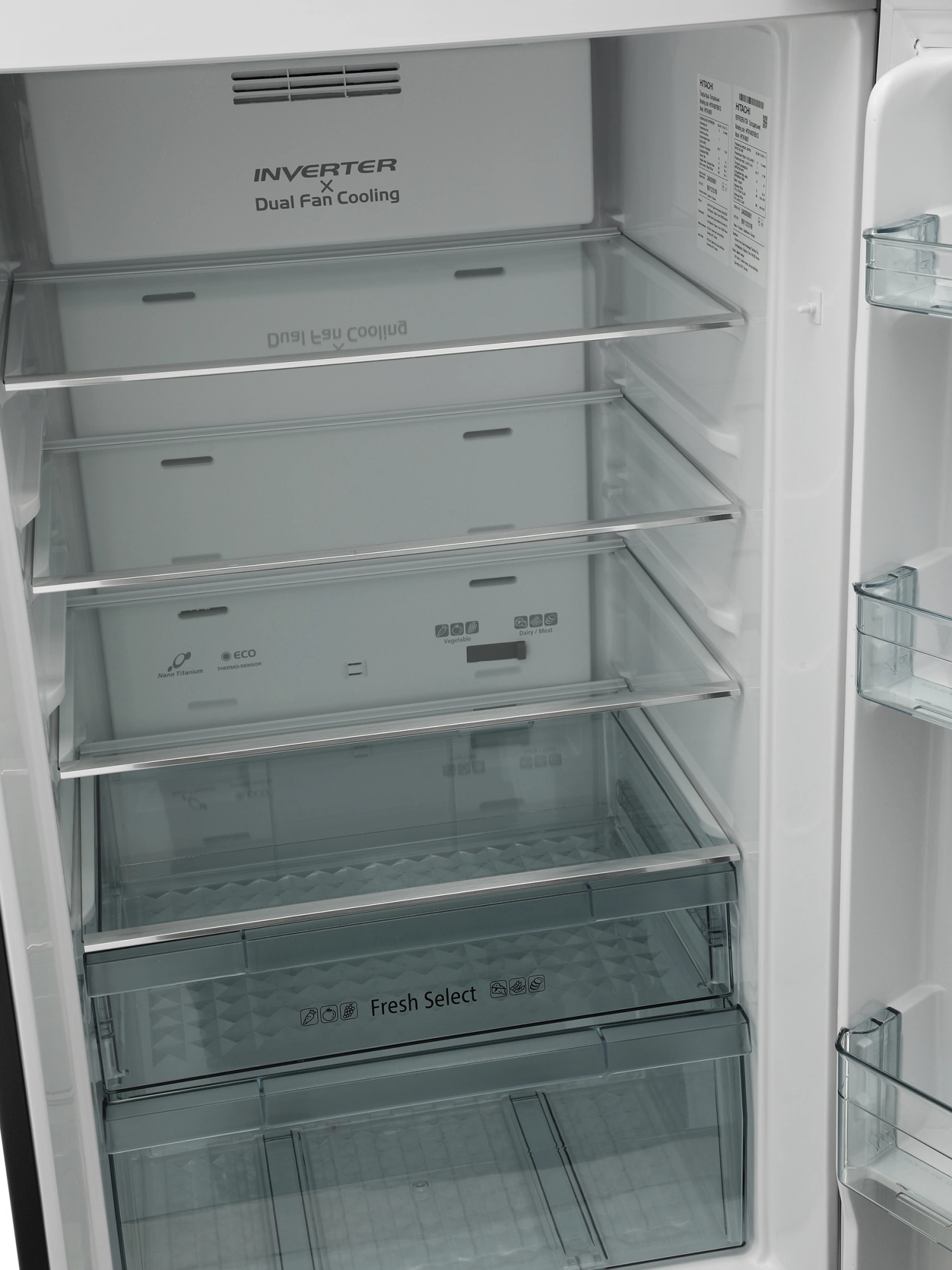 Холодильник Hitachi HRTN7489DF BBKCS, фото 25