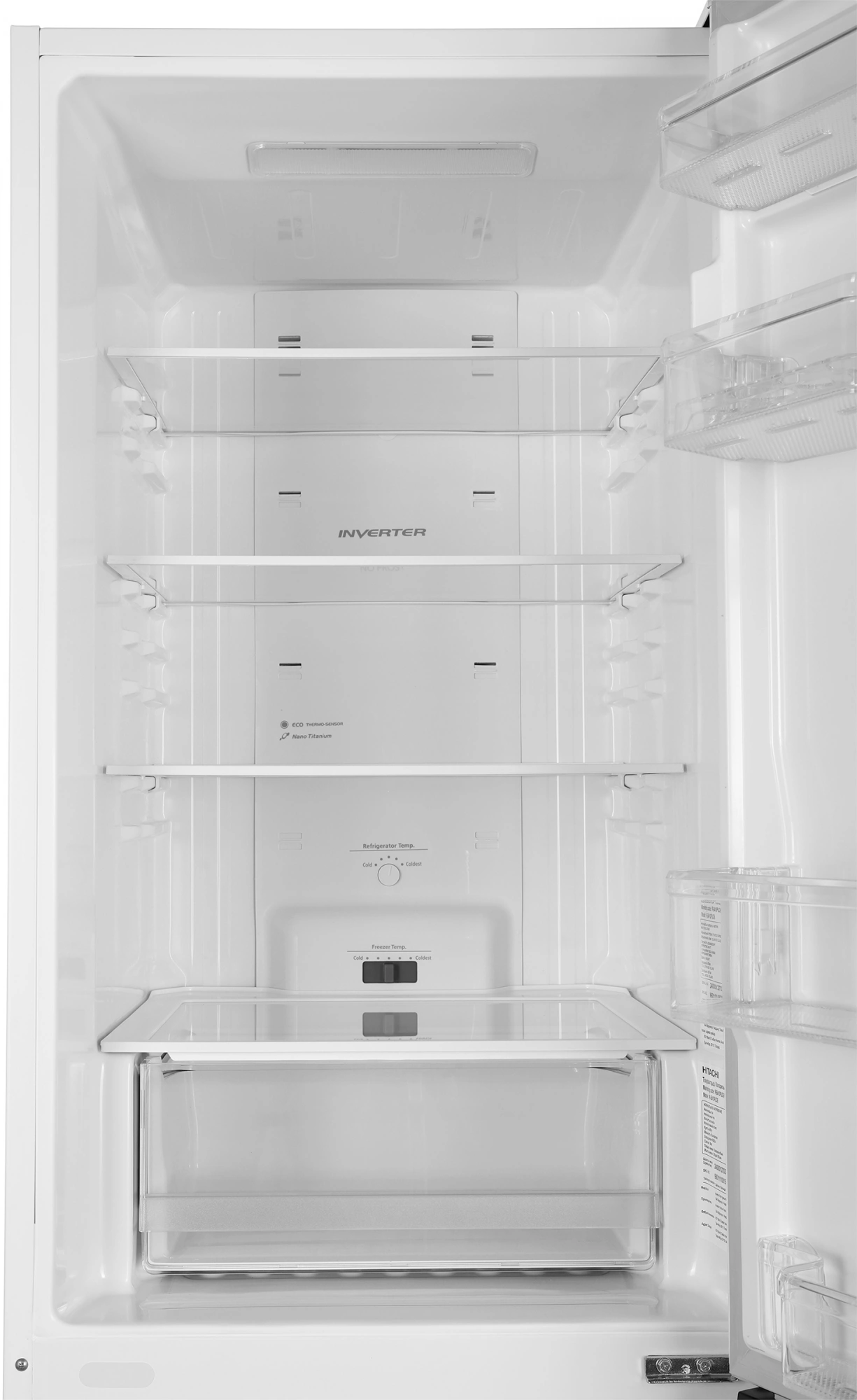 Холодильник Hitachi R-B410PUC6 PWH, фото 5