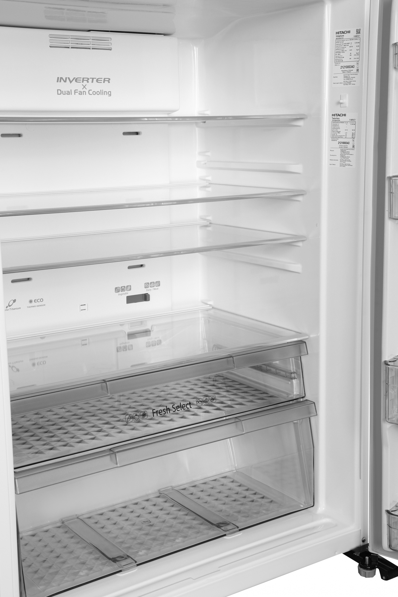 Холодильник Hitachi R-V660PUC7-1 PWH, фото 6