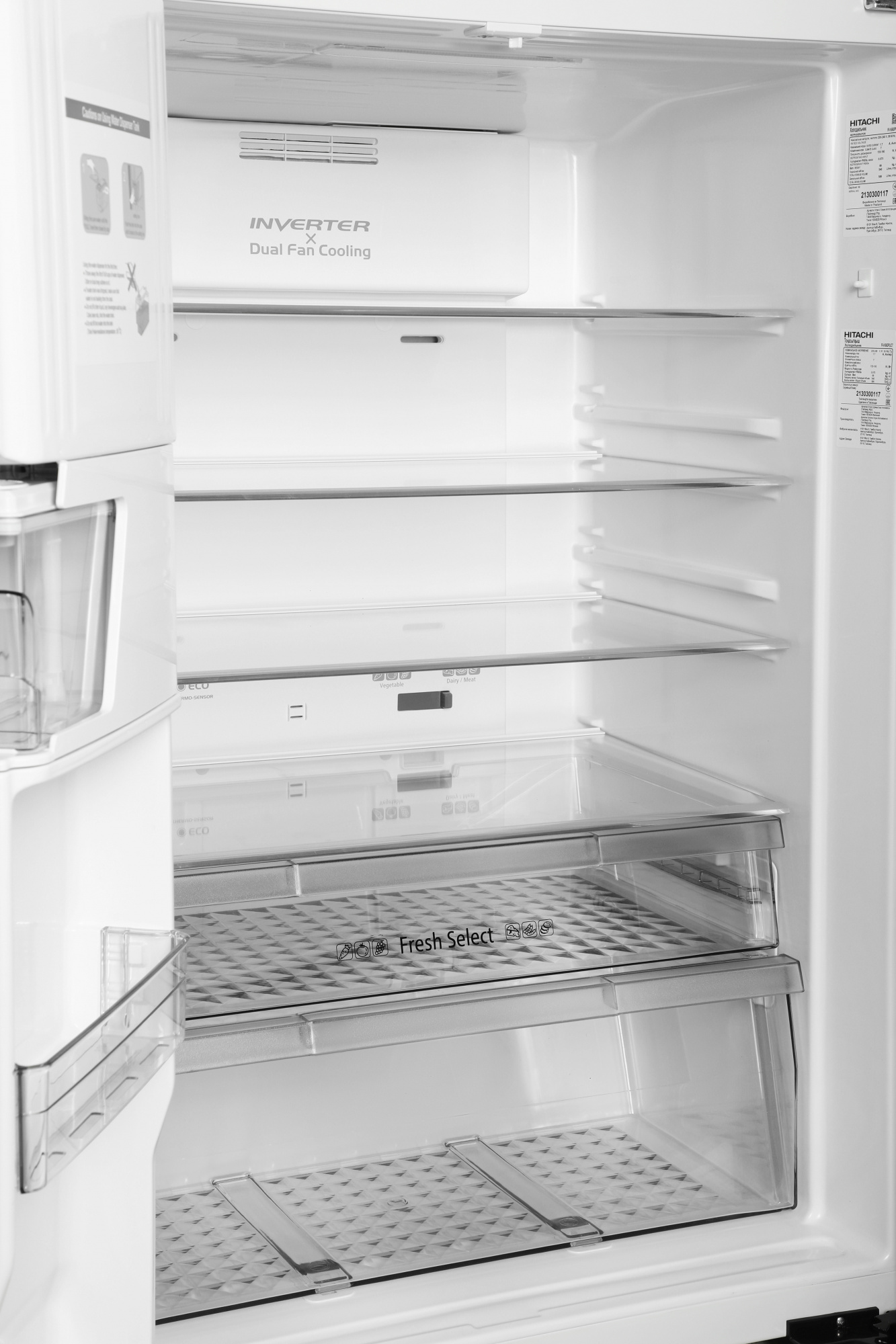 Холодильник Hitachi R-W660PUC7 GBK, фото 6