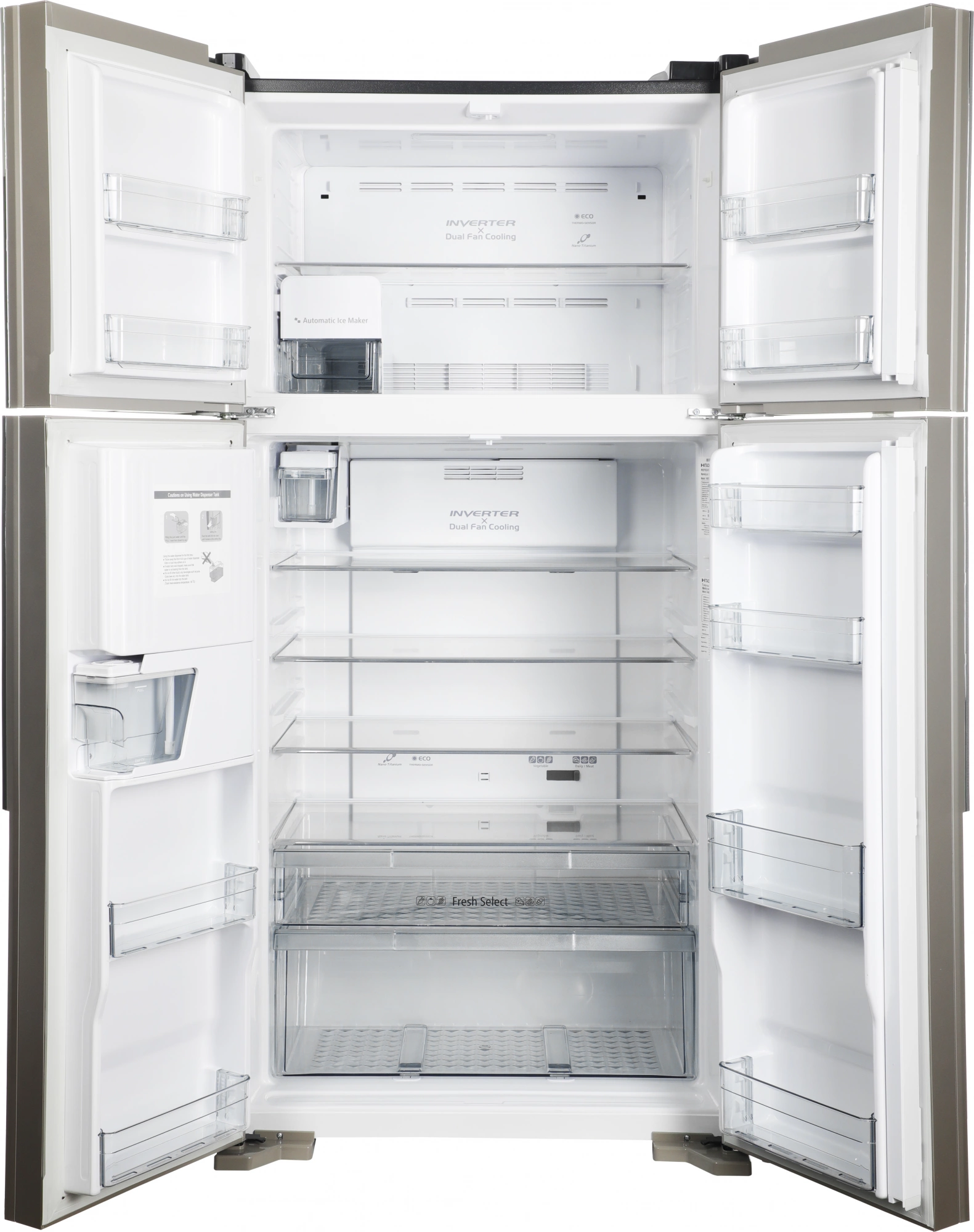 Холодильник Hitachi R-W660PUC7X GC, превью следующего фото
