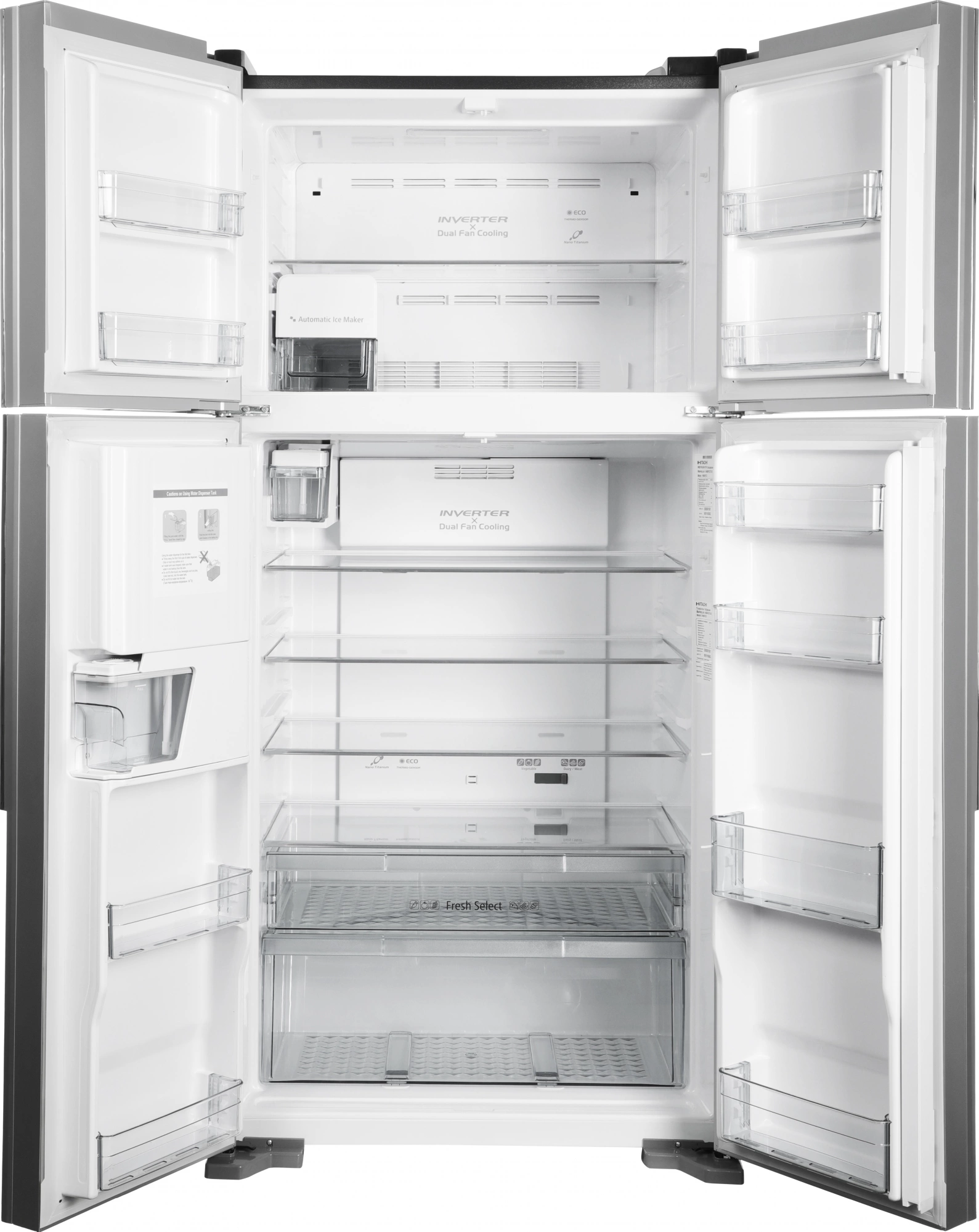 Холодильник Hitachi R-W660PUC7X GS, фото 2