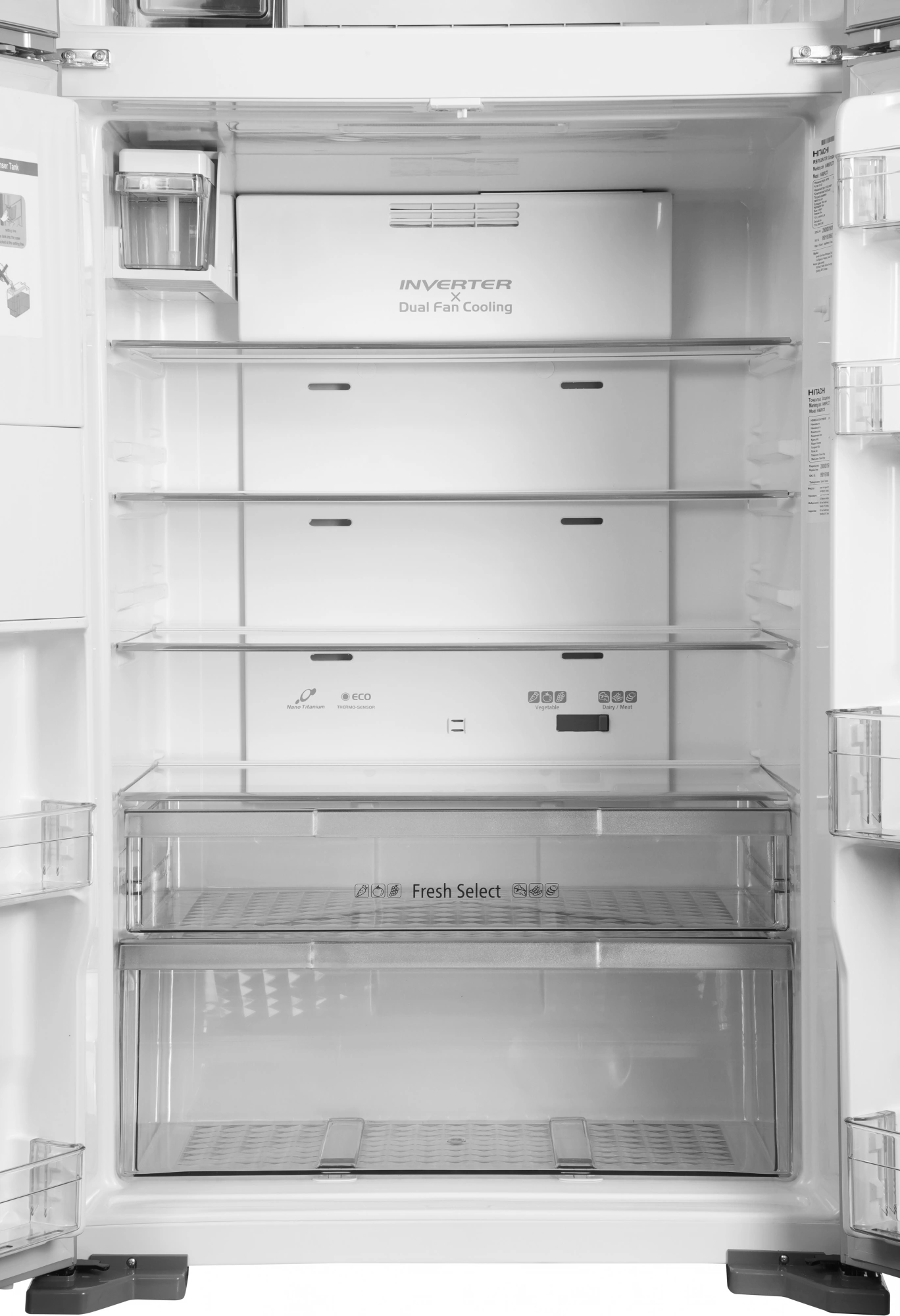 Холодильник Hitachi R-W660PUC7X GS, фото 4