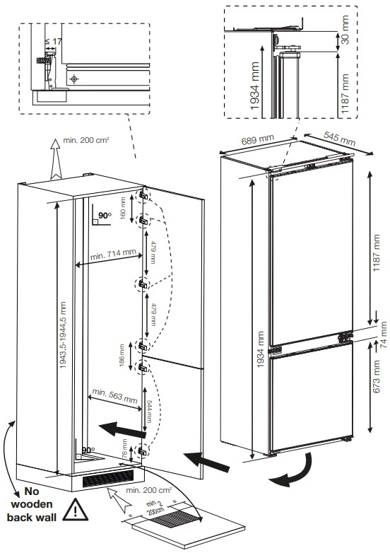 Холодильник Hotpoint HBT 400I, фото 12