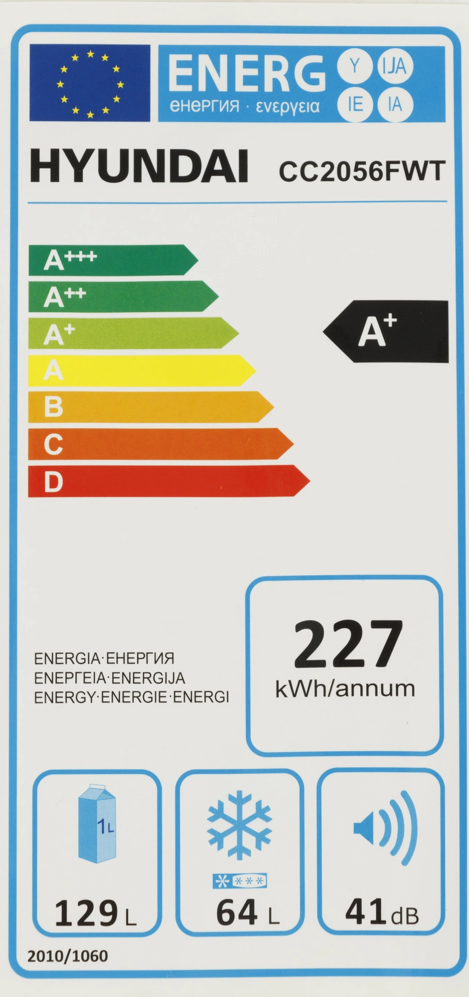 Холодильник Hyundai CC2056FWT, фото 7