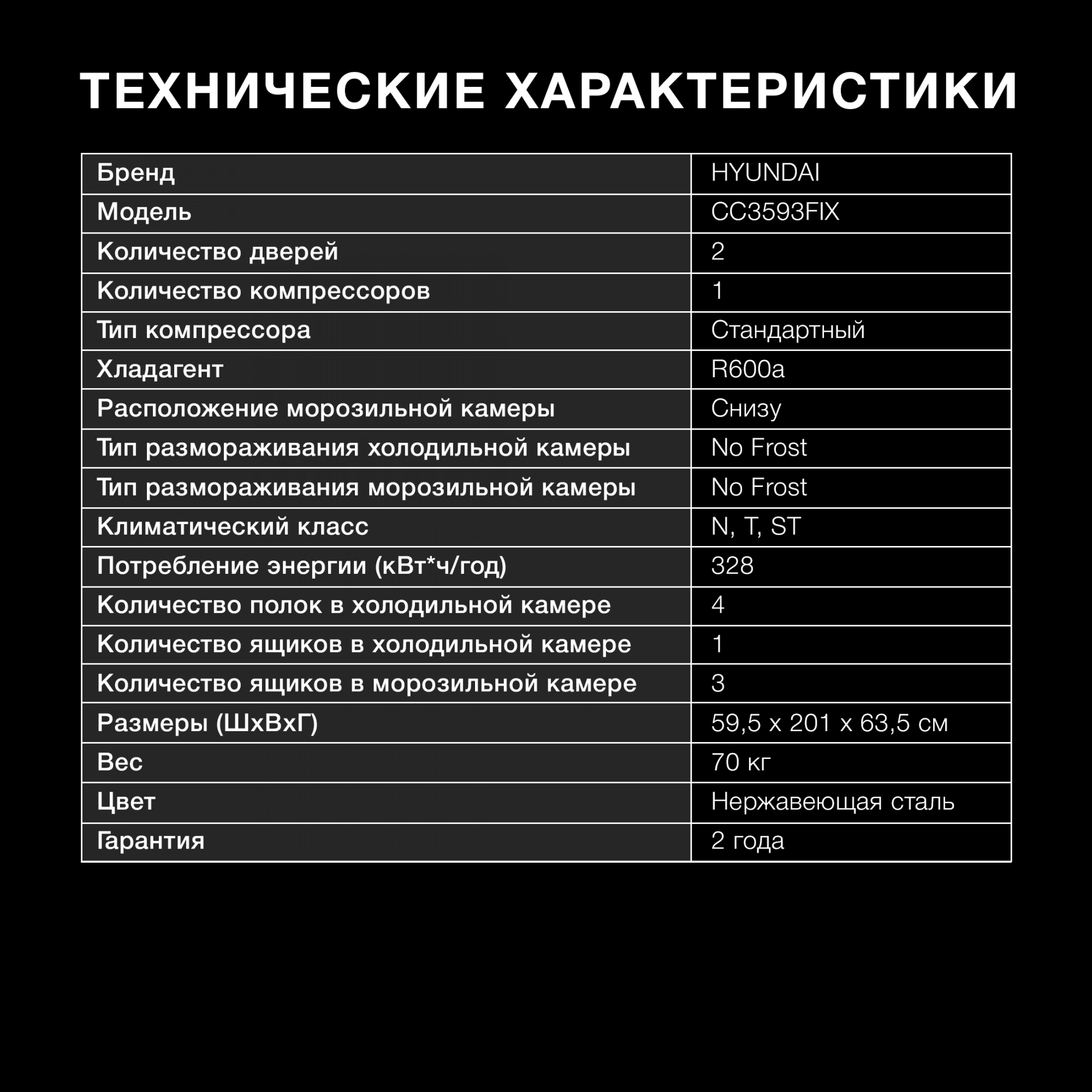 Холодильник Hyundai CC3593FIX, фото 26