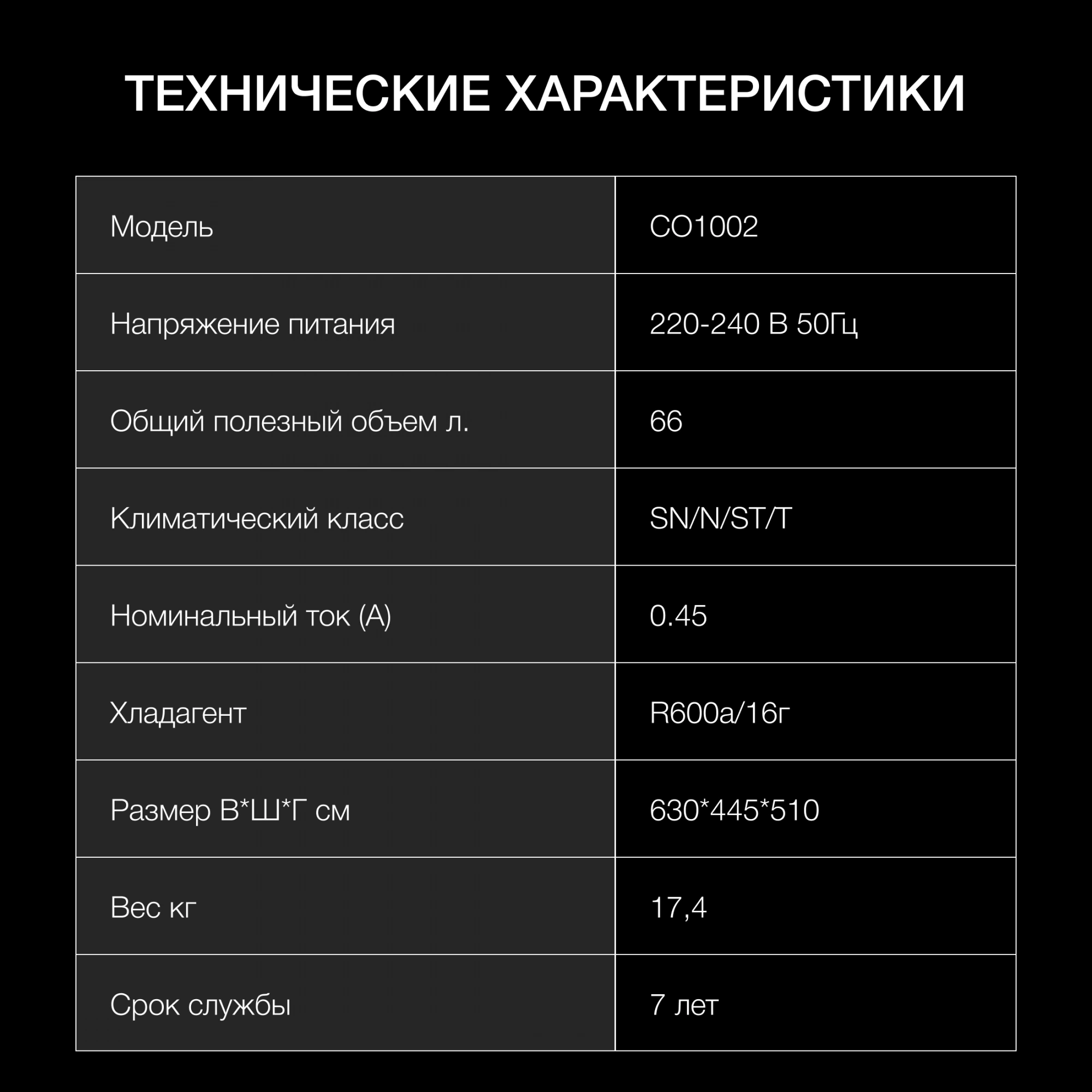 Холодильник Hyundai CO1002 белый, фото 22