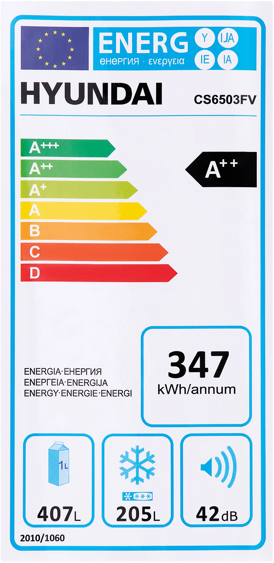 Холодильник Hyundai CS6503FV, фото 29