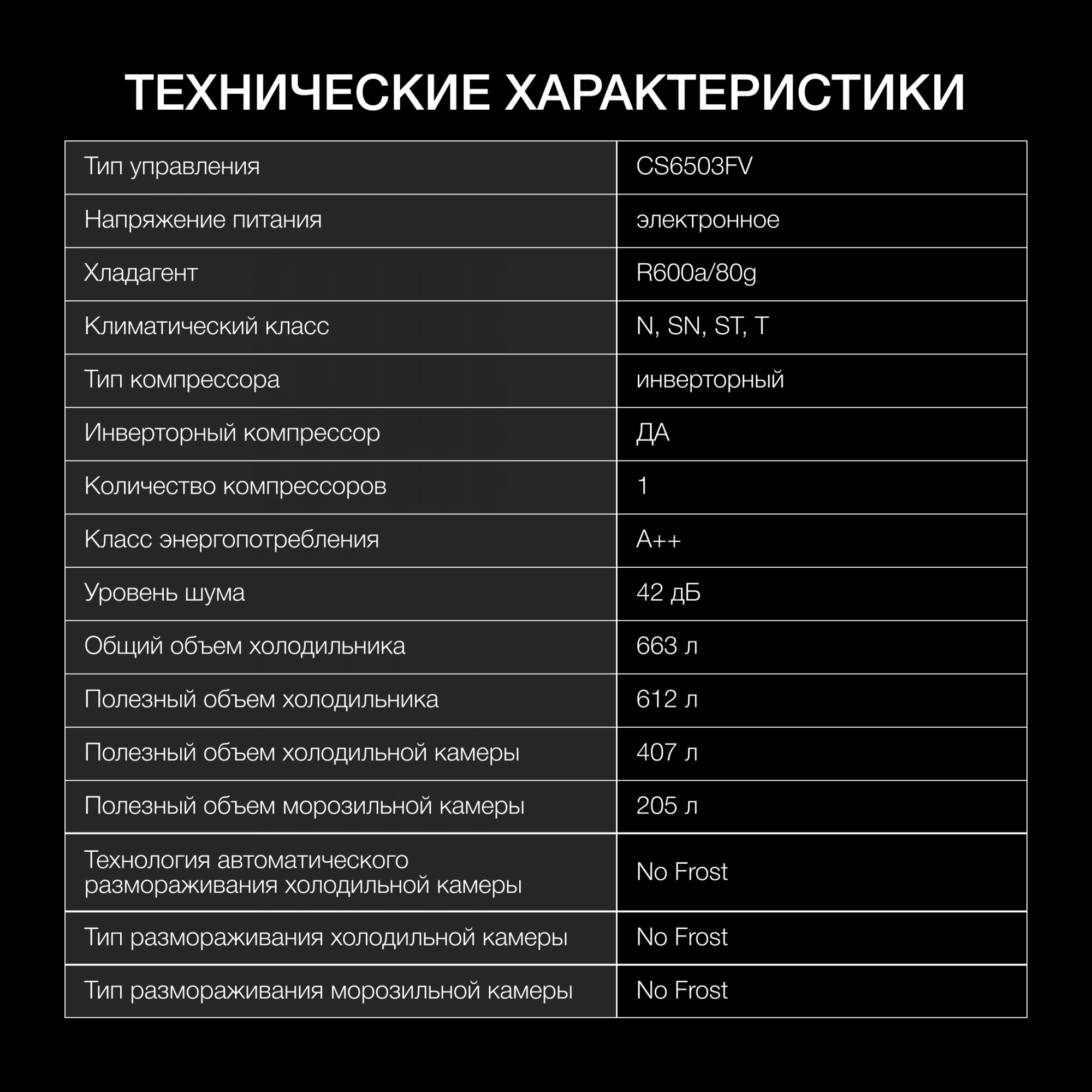 Холодильник Hyundai CS6503FV, превью предыдущего фото