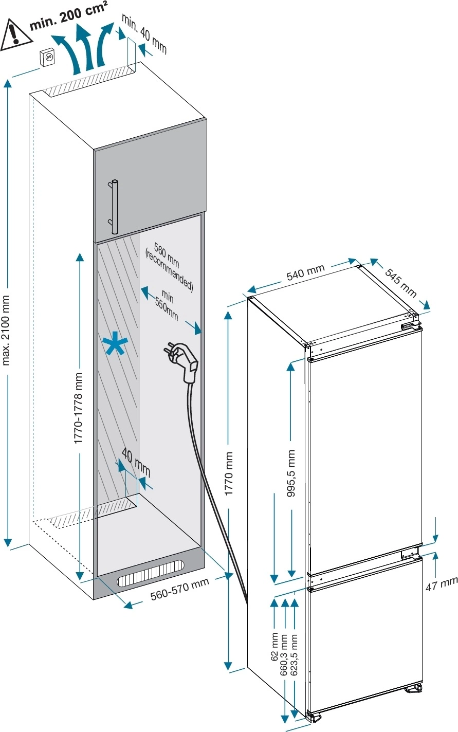 Холодильник Hyundai HBR 1784, фото 4