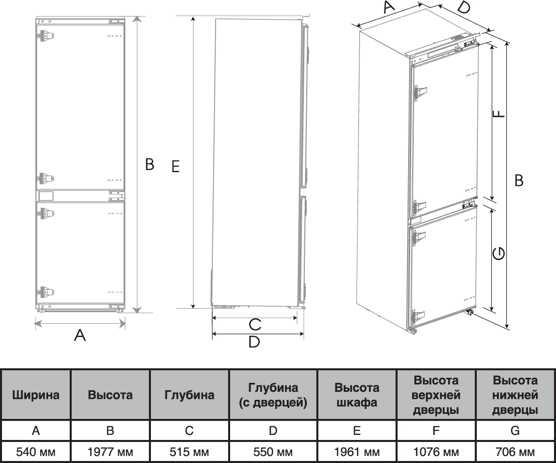 Холодильник Hyundai HBR 1941, фото 4