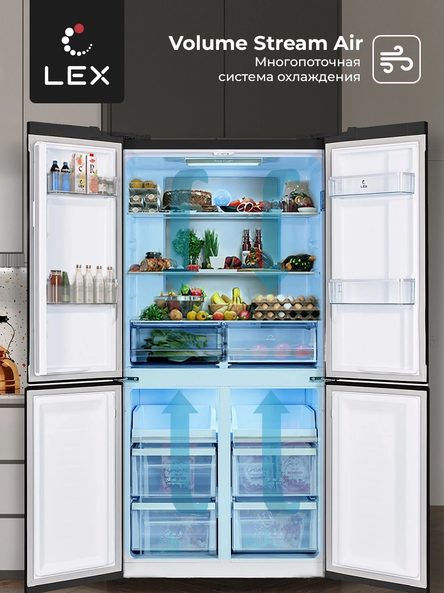 Холодильник Lex LCD505BlID, фото 12