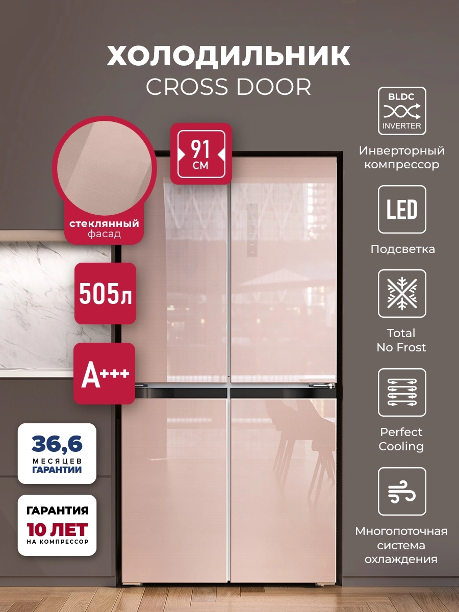 Холодильник Lex LCD505PnGID, фото 9