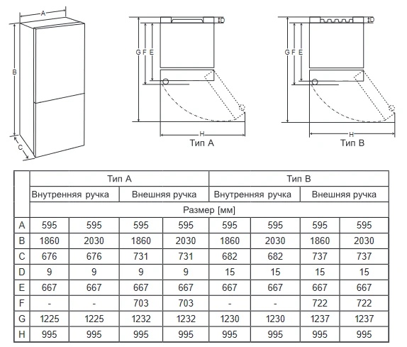 Холодильник LG с технологией DoorCooling+ GA-B509CQWL, фото 13