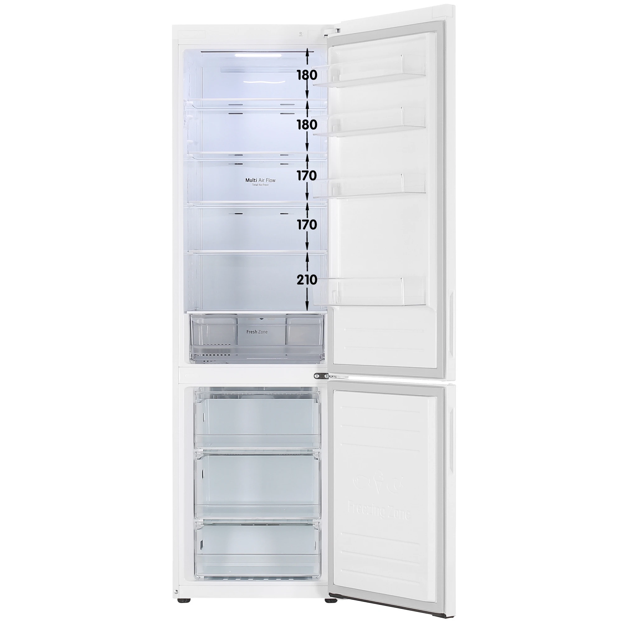 Холодильник LG с технологией DoorCooling+ GA-B509CQWL, фото 3