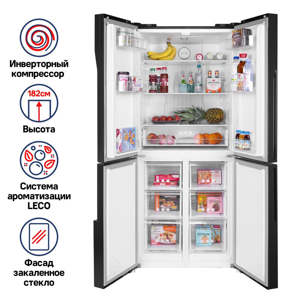 Холодильник MAUNFELD MFF182NFBE, фото 2