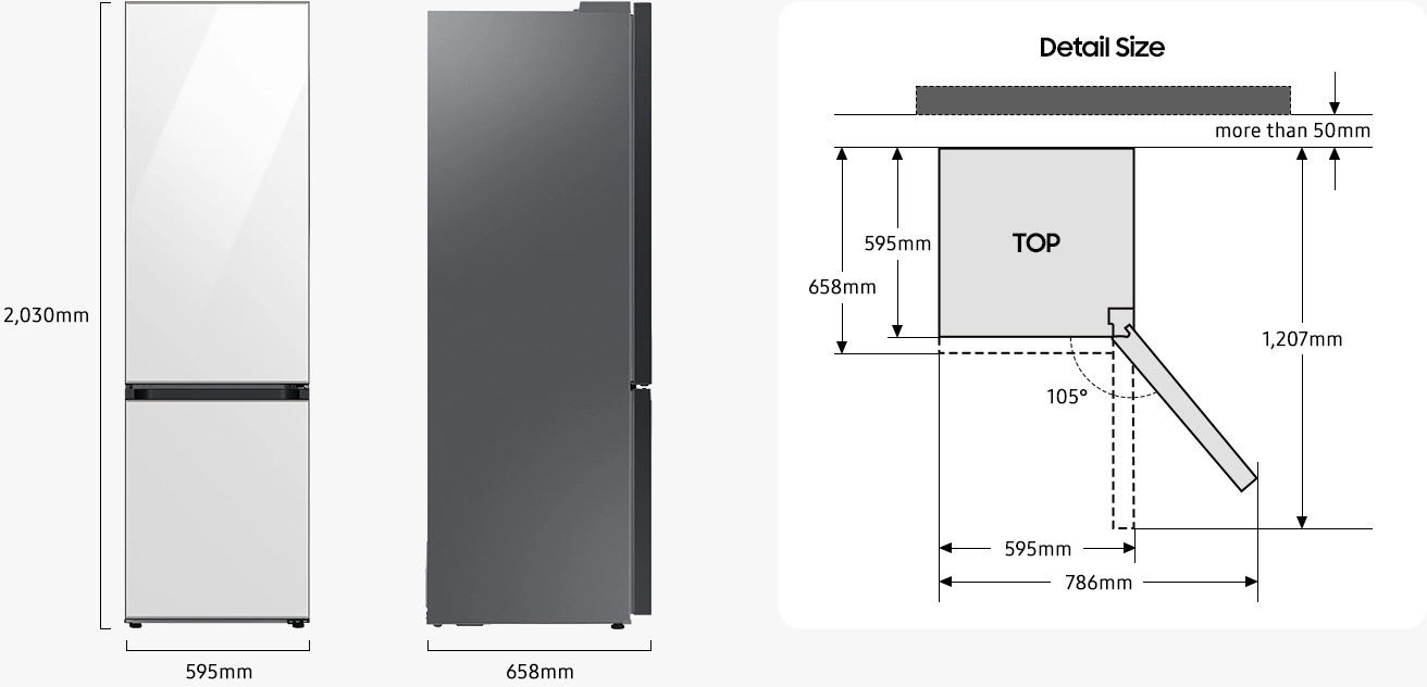 Холодильник Samsung RB38C671DSA/EF, превью предыдущего фото