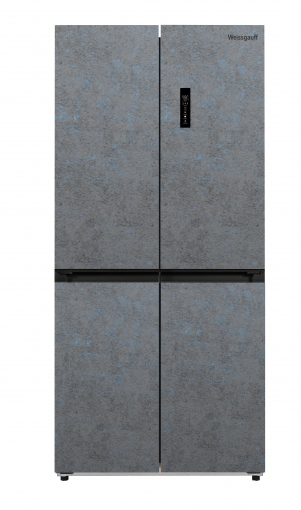 Холодильник Weissgauff WCD 450 Rock Glass NoFrost Inverter, фото 2