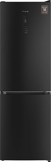 Холодильник Weissgauff WRK 185 Total NoFrost Inverter Black Inox