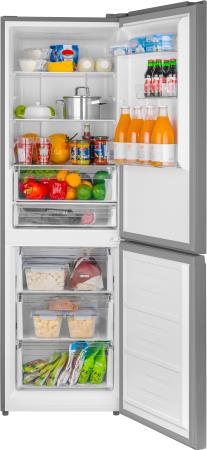 Холодильник WEISSGAUFF WRK 185 Total NoFrost Inverter Inox, фото 2