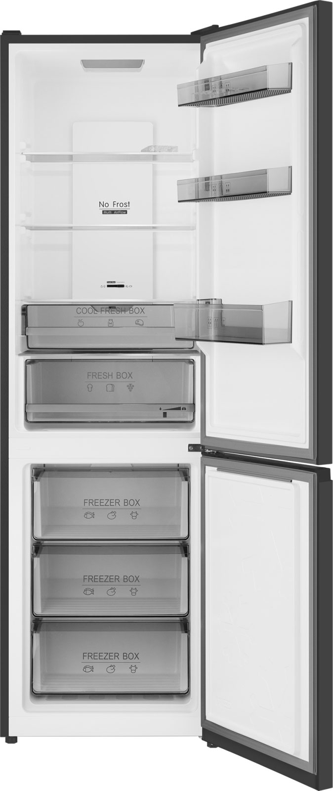 Холодильник Weissgauff WRK 2000 Total NoFrost Inverter Dark Grey, превью предыдущего фото