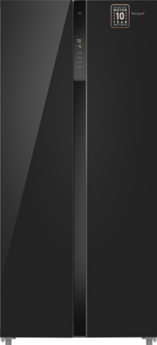 Холодильник Weissgauff WSBS 500 Inverter NoFrost Black Glass, превью предыдущего фото