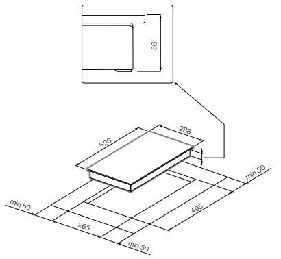 Индукционная варочная панель GRAUDE IK 30.1 W, фото 5