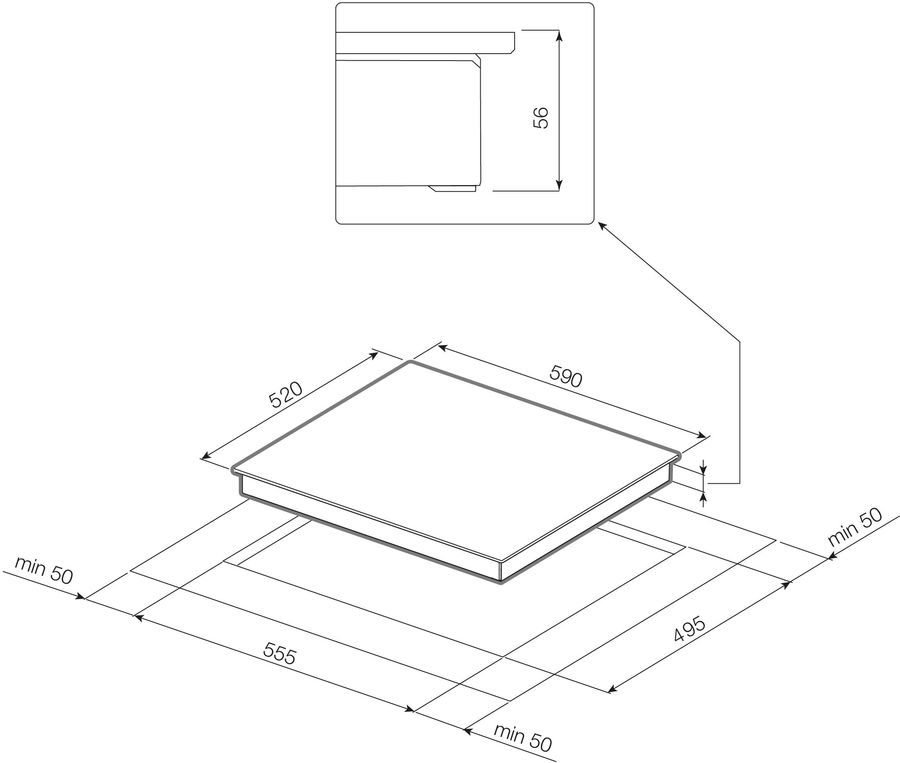 Индукционная варочная панель GRAUDE IK 60.0 AC, фото 9