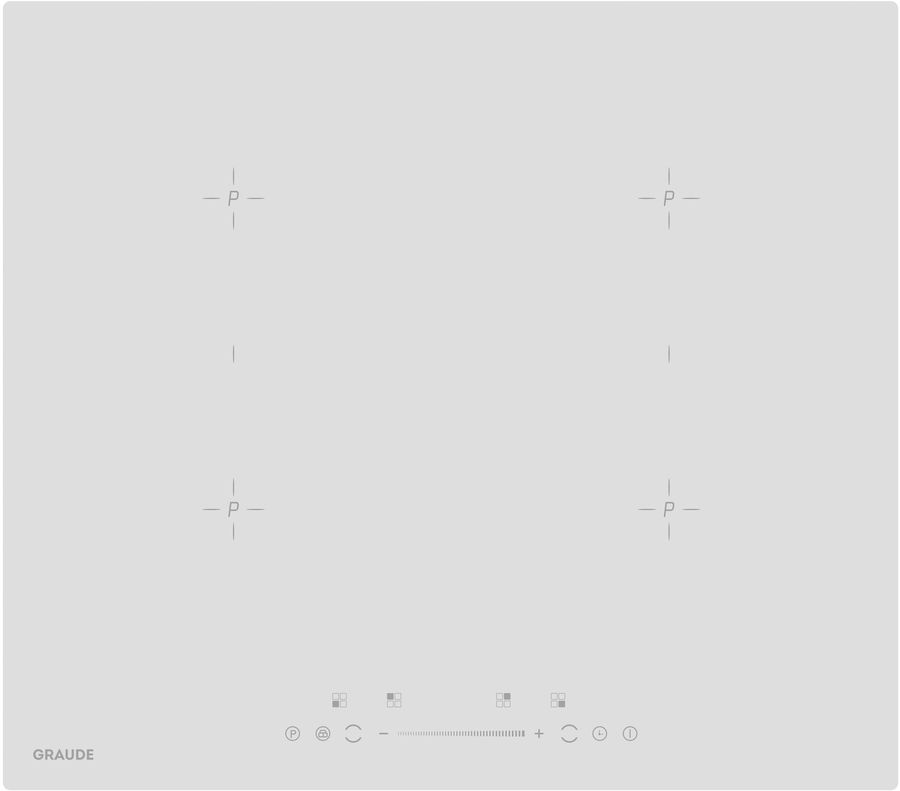 Индукционная варочная панель GRAUDE IK 60.2 BW