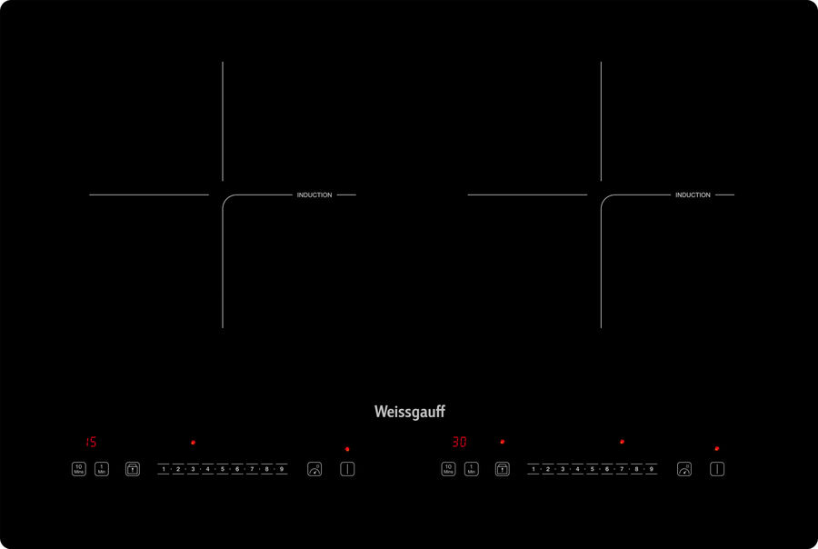 Индукционная варочная панель WEISSGAUFF HI 412 H