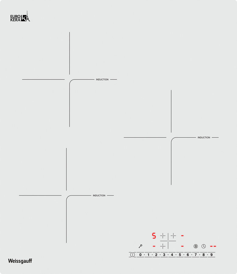 Индукционная варочная панель WEISSGAUFF HI 430 WSC