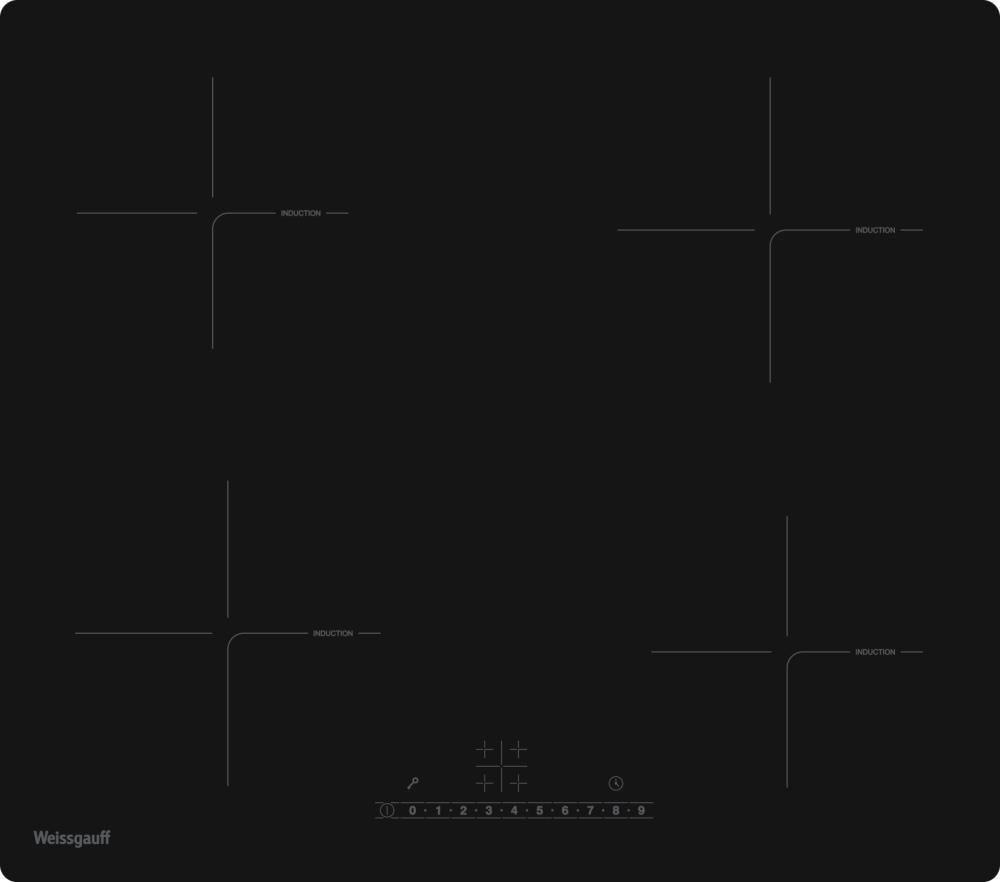 Индукционная варочная панель WEISSGAUFF HI 632 BSA