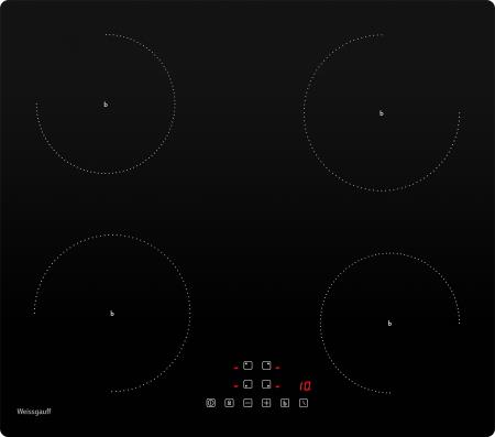 Индукционная варочная панель WEISSGAUFF HI 640 BA