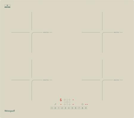 Индукционная варочная панель WEISSGAUFF HI 640 GSC