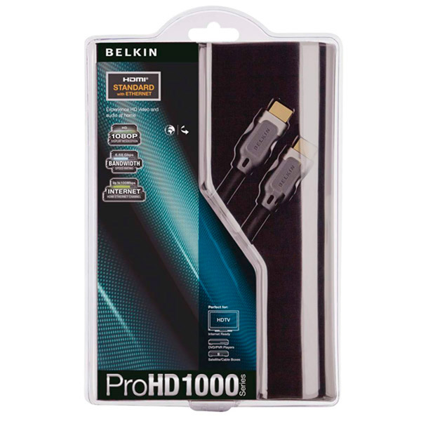 Кабель HDMI цифровой аудио-видео Belkin (AV10000qp4M) 4 м, превью предыдущего фото
