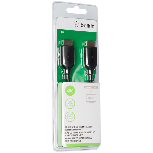 Кабель HDMI цифровой аудио-видео Belkin (F3Y021BT2M) 2 м, превью предыдущего фото