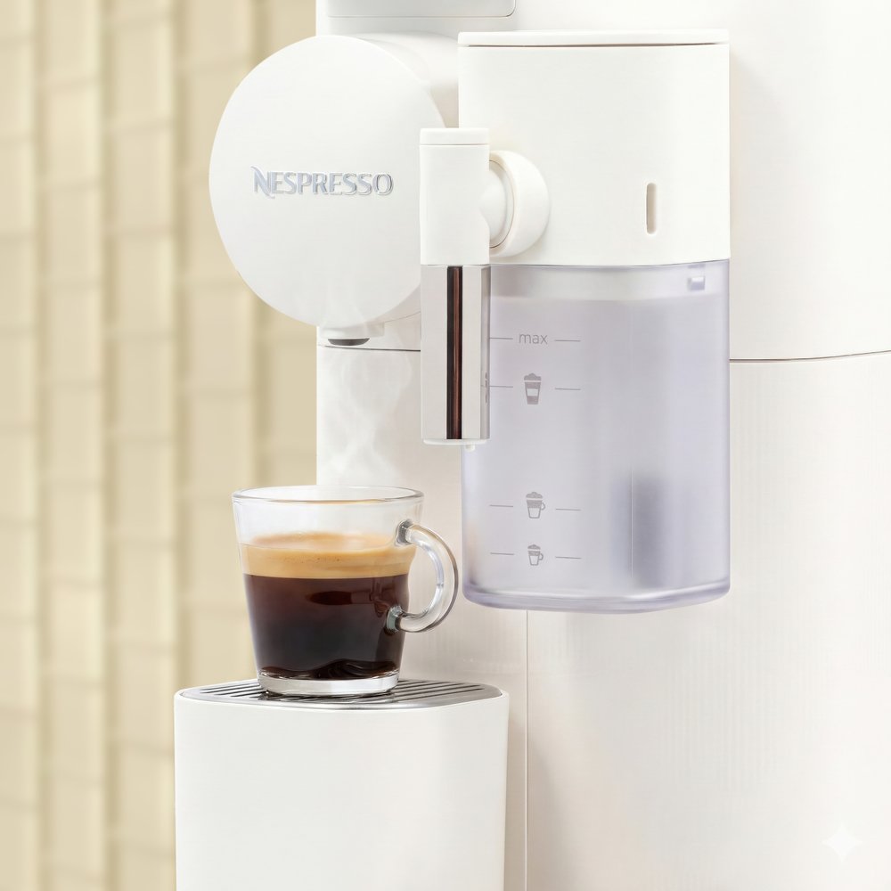 Капсульная кофемашина Delonghi EN510.W Lattissima One Evo, превью предыдущего фото