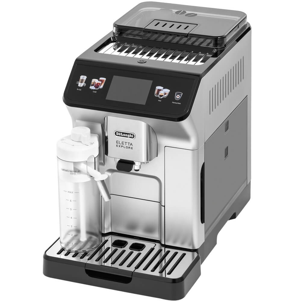 Кофемашина De'Longhi Eletta Explore ECAM 450.55, серебристый/черный