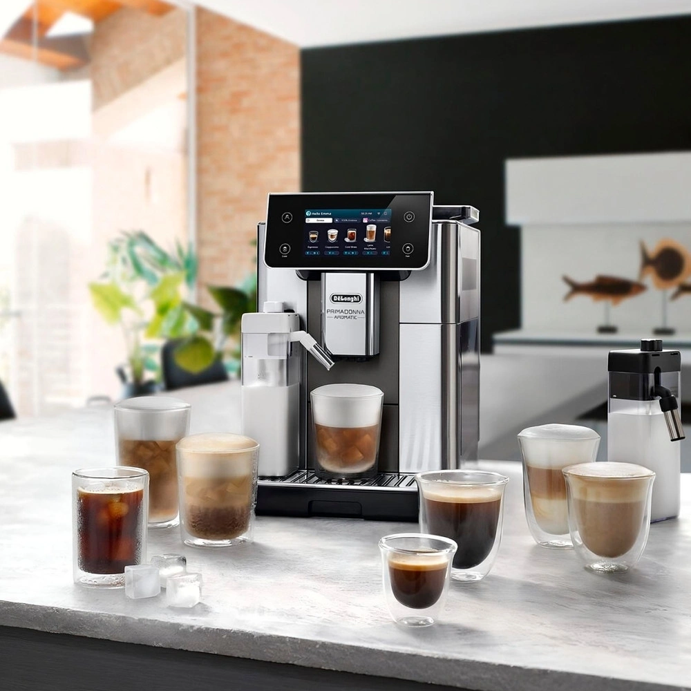 Кофемашина Delonghi ECAM630.75.TM черный/серебристый, фото 6