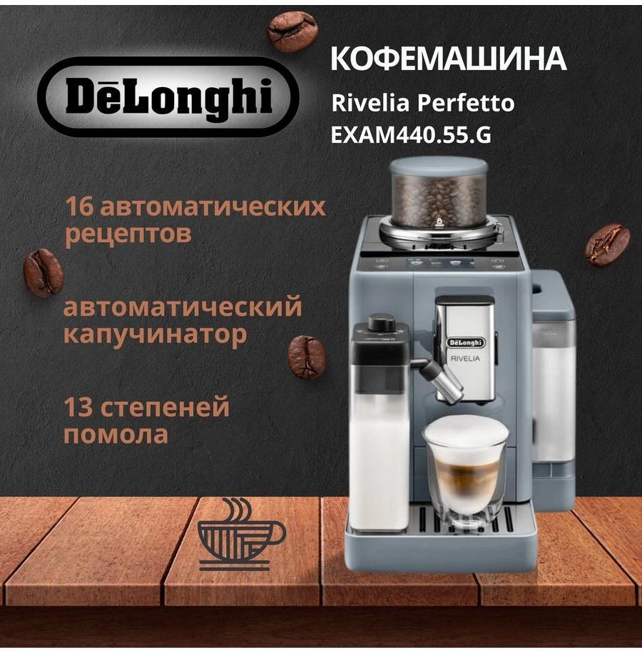 Кофемашина Delonghi EXAM440.55.G, фото 4