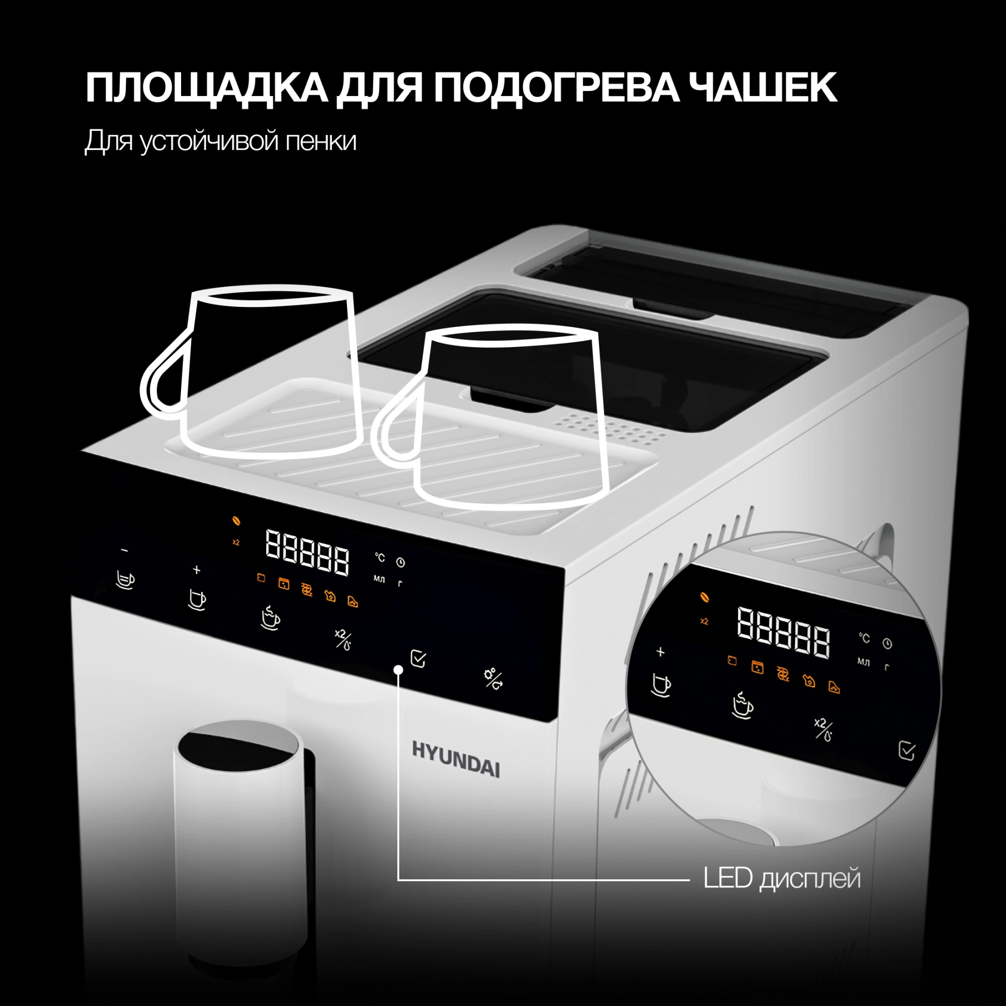 Кофемашина Hyundai HAM-4400, фото 22