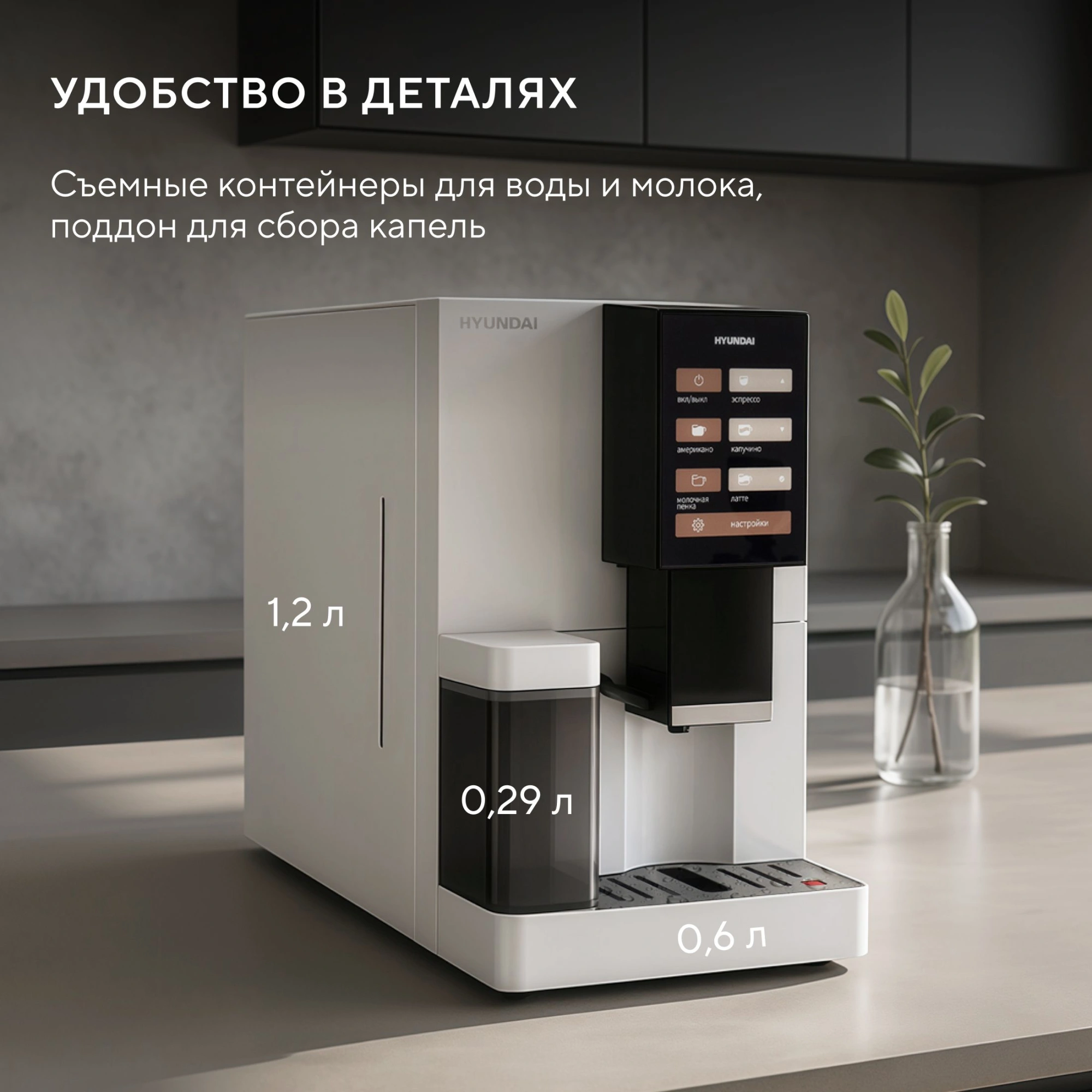 Кофемашина Hyundai HAM-5104, фото 21
